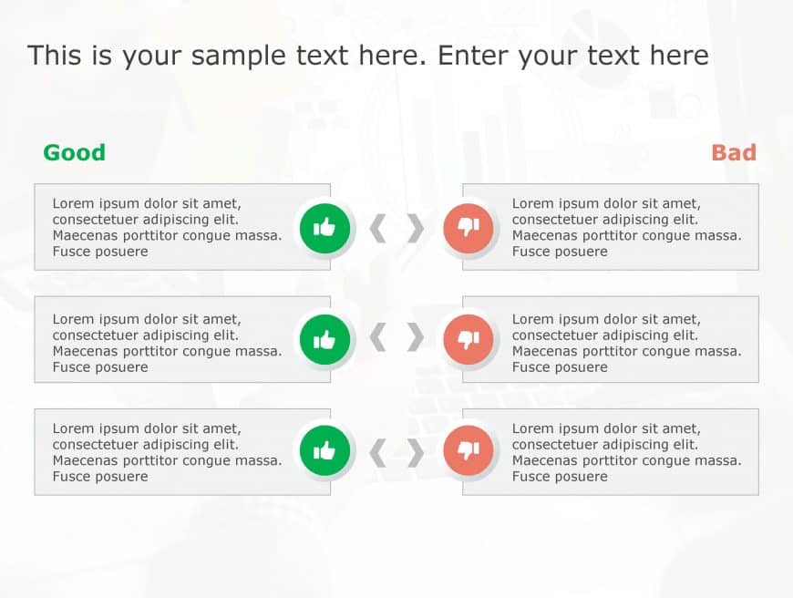 95+ Free Editable Good Bad Diagrams For PowerPoint Templates & Slides ...