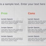 Pros Cons 106 PowerPoint Template