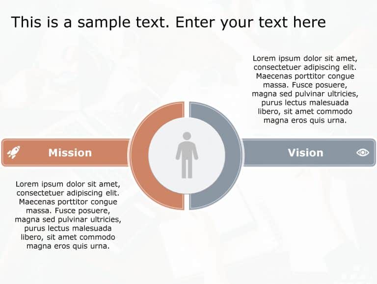 Mission Vision 121 PowerPoint Template & Google Slides Theme
