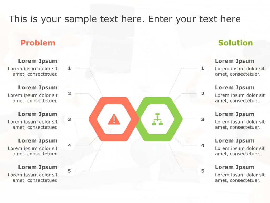 Problem Solution 141 PowerPoint Template