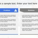 Problem Solution 142 PowerPoint Template & Google Slides Theme