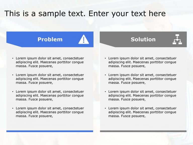 Problem Solution 142 PowerPoint Template