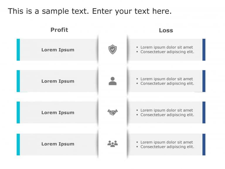 Profit Loss 149 PowerPoint Template