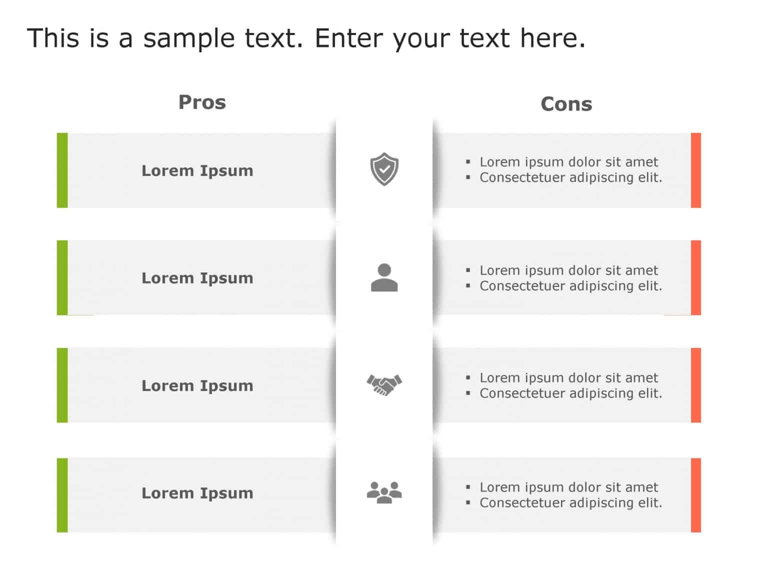 Pros Cons 156 PowerPoint Template | SlideUpLift