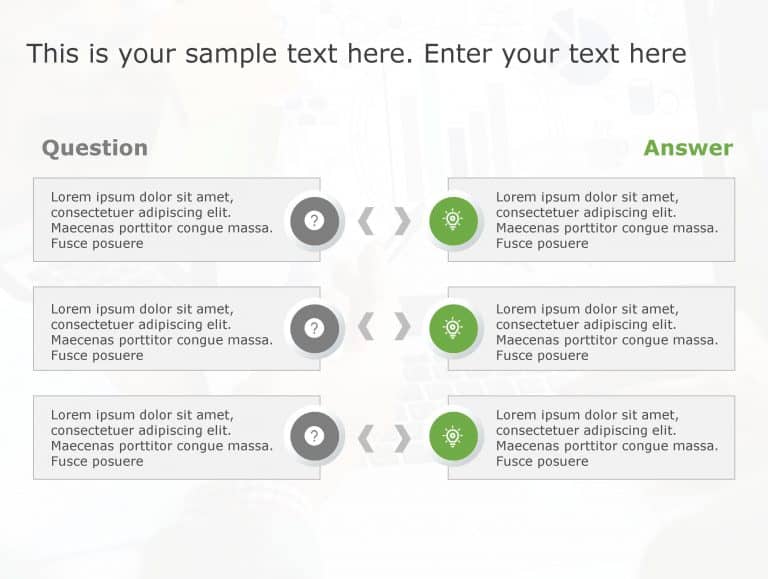 question powerpoint template