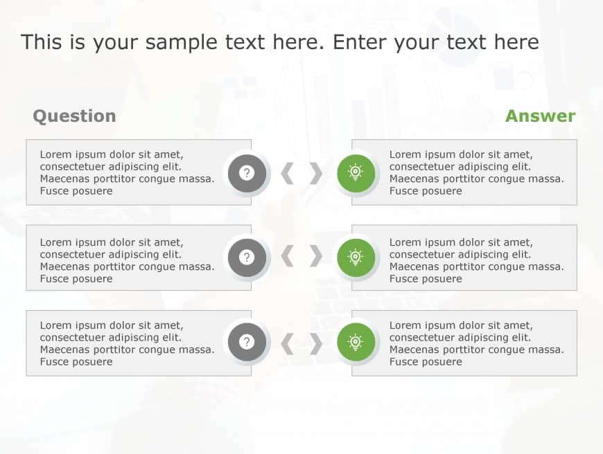 Question Answer PowerPoint Template 162