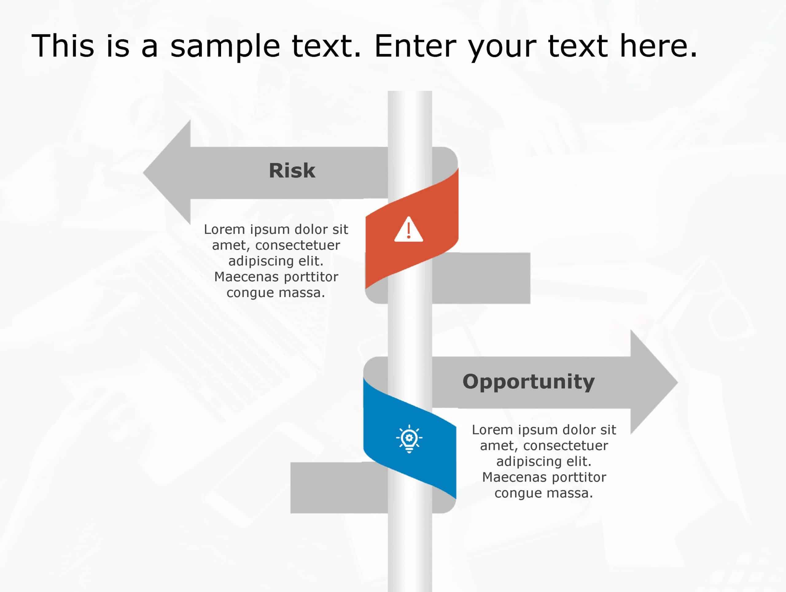 Risk Opportunity 170 PowerPoint Template