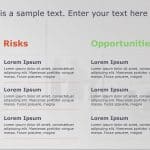 Risk Opportunity 147 PowerPoint Template