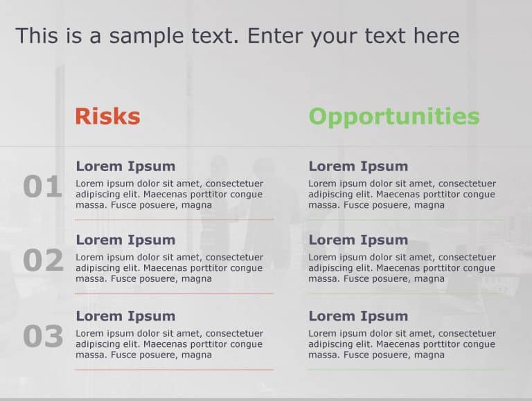 Risk Opportunity 175 PowerPoint Template & Google Slides Theme