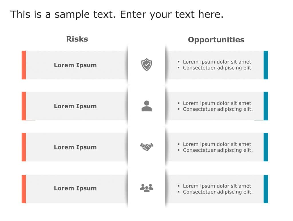 Risk Opportunity 176 PowerPoint Template