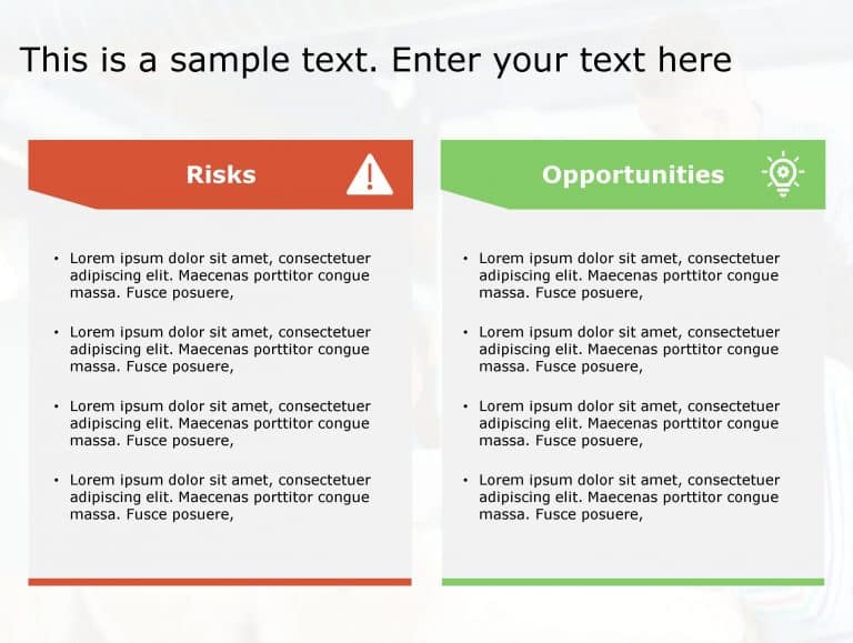 Risk Opportunity 177 PowerPoint Template