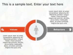 Values Behaviours PowerPoint Template 182 | Values Behaviours Templates ...