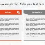 Values Behaviours 184 PowerPoint Template & Google Slides Theme
