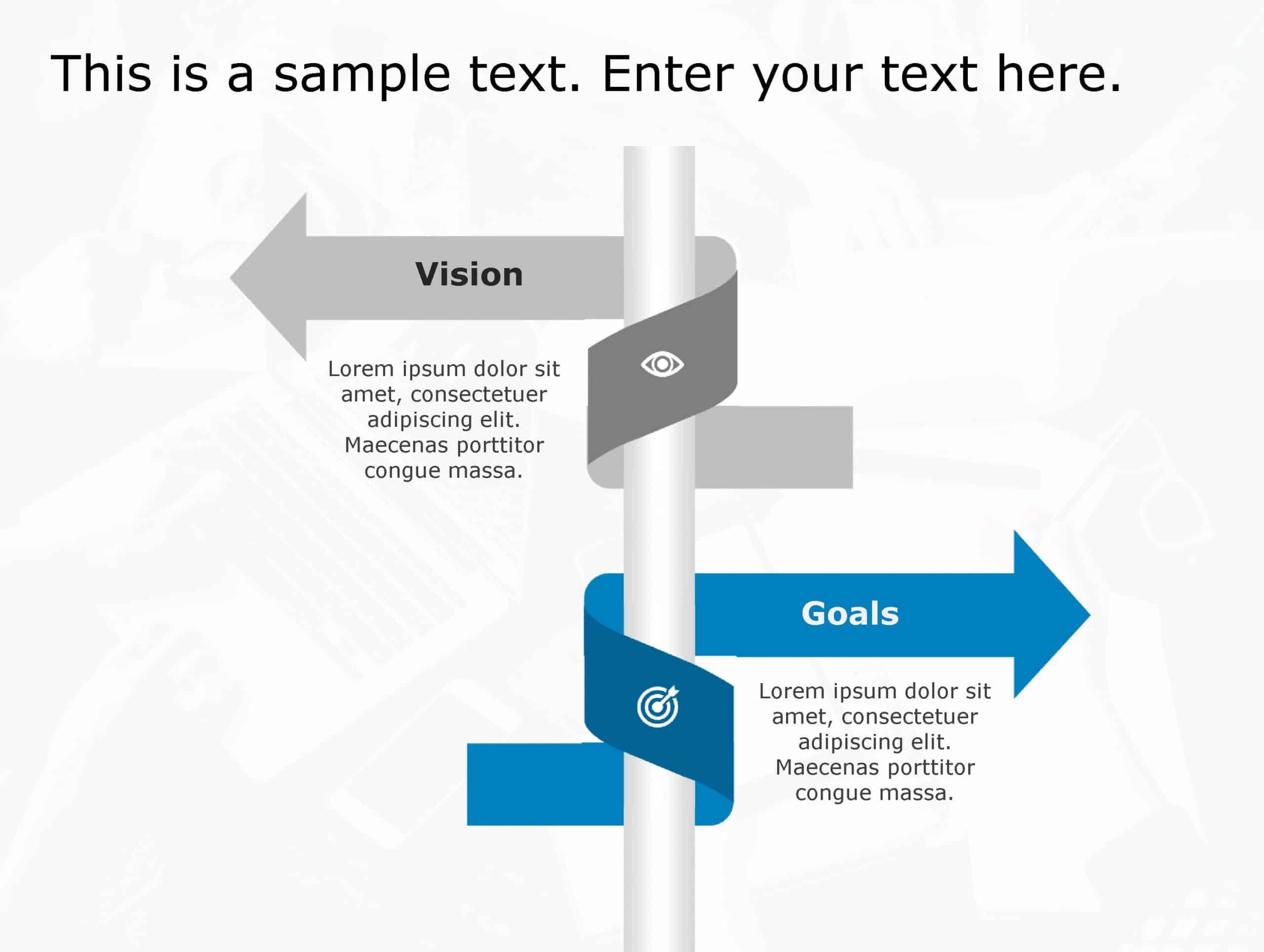 Vision Goals 188 PowerPoint Template & Google Slides Theme