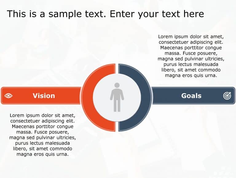 Vision Goals 189 PowerPoint Template & Google Slides Theme