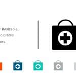 Medicine Infusion Bag Icon 01 PowerPoint Template