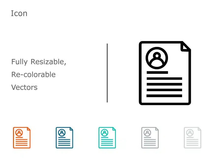 Executive Summary Icon 03 PowerPoint Template