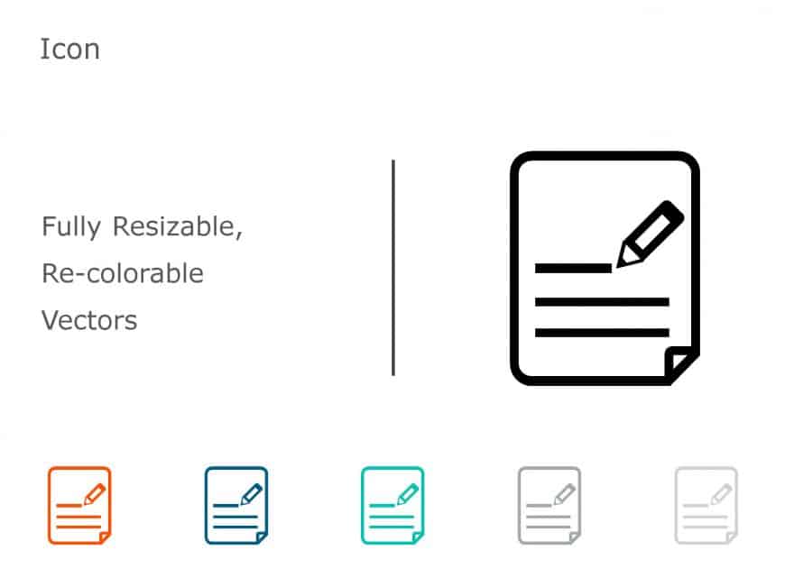 Executive Summary Icon PowerPoint Template 07