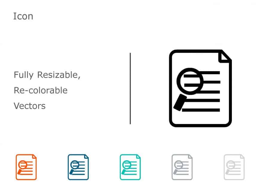 Executive Summary Icon PowerPoint Template 08