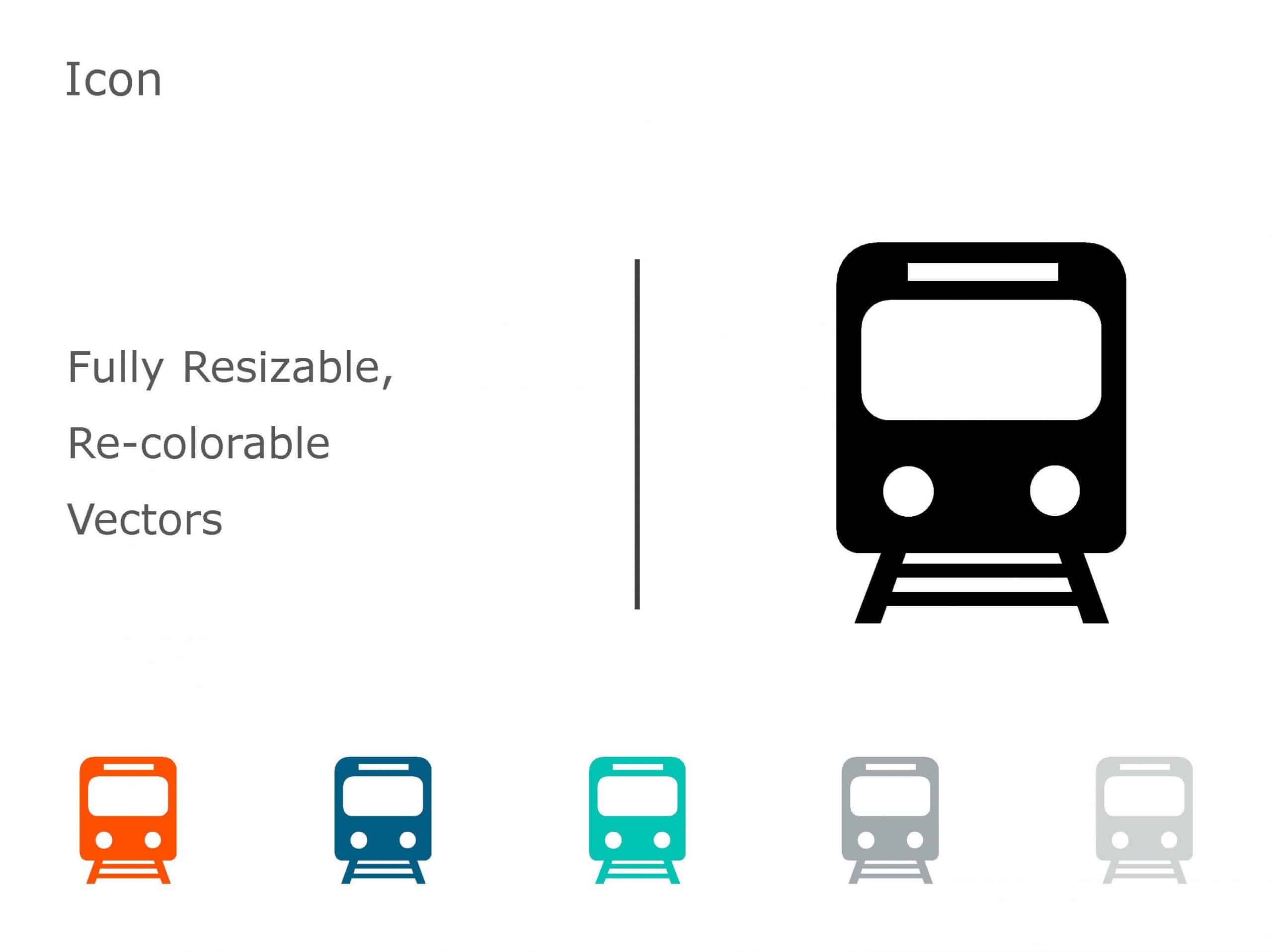 Transportation Icon 11 PowerPoint Template & Google Slides Theme