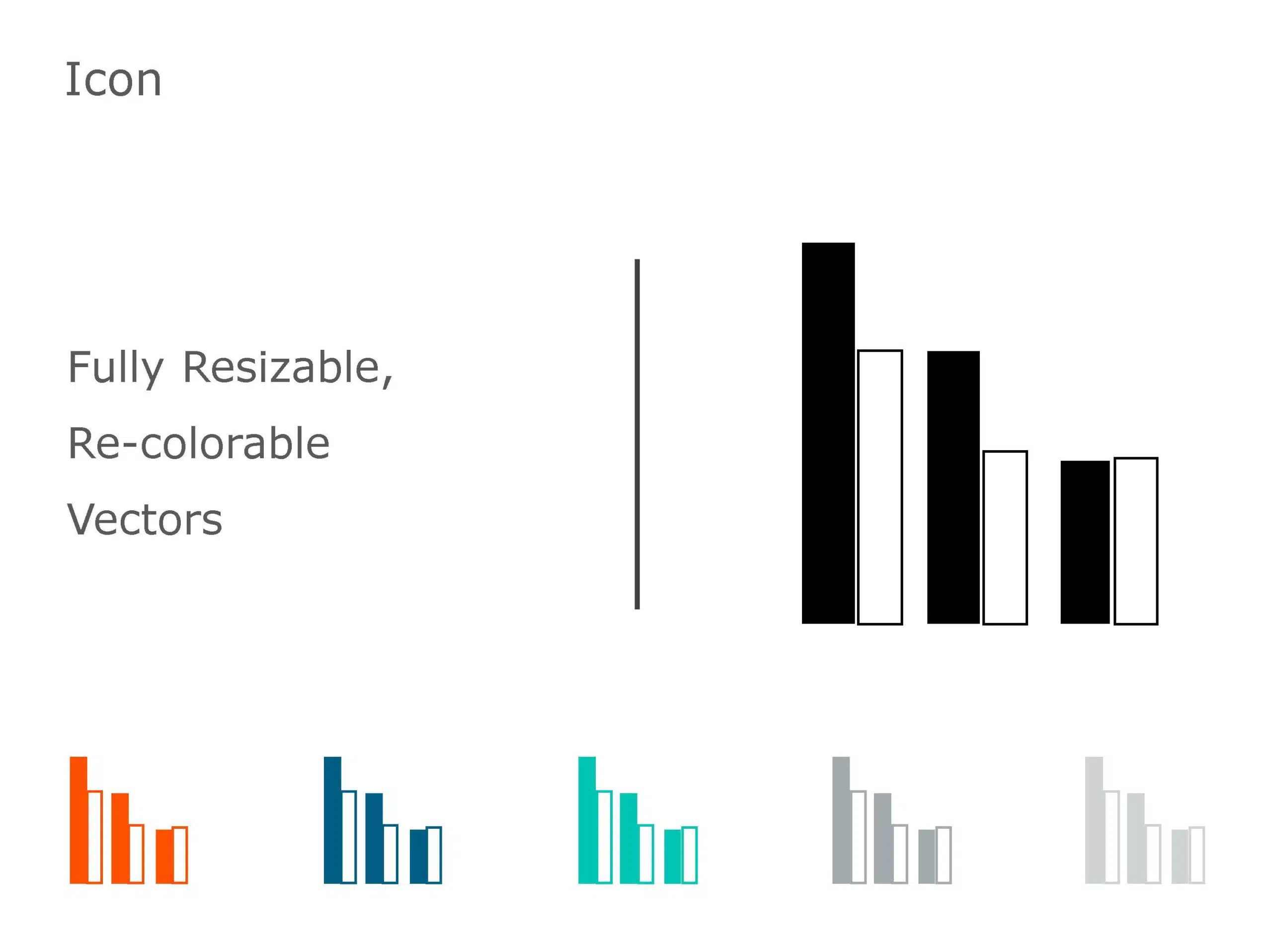 Graph Icon 02 PowerPoint Template & Google Slides Theme