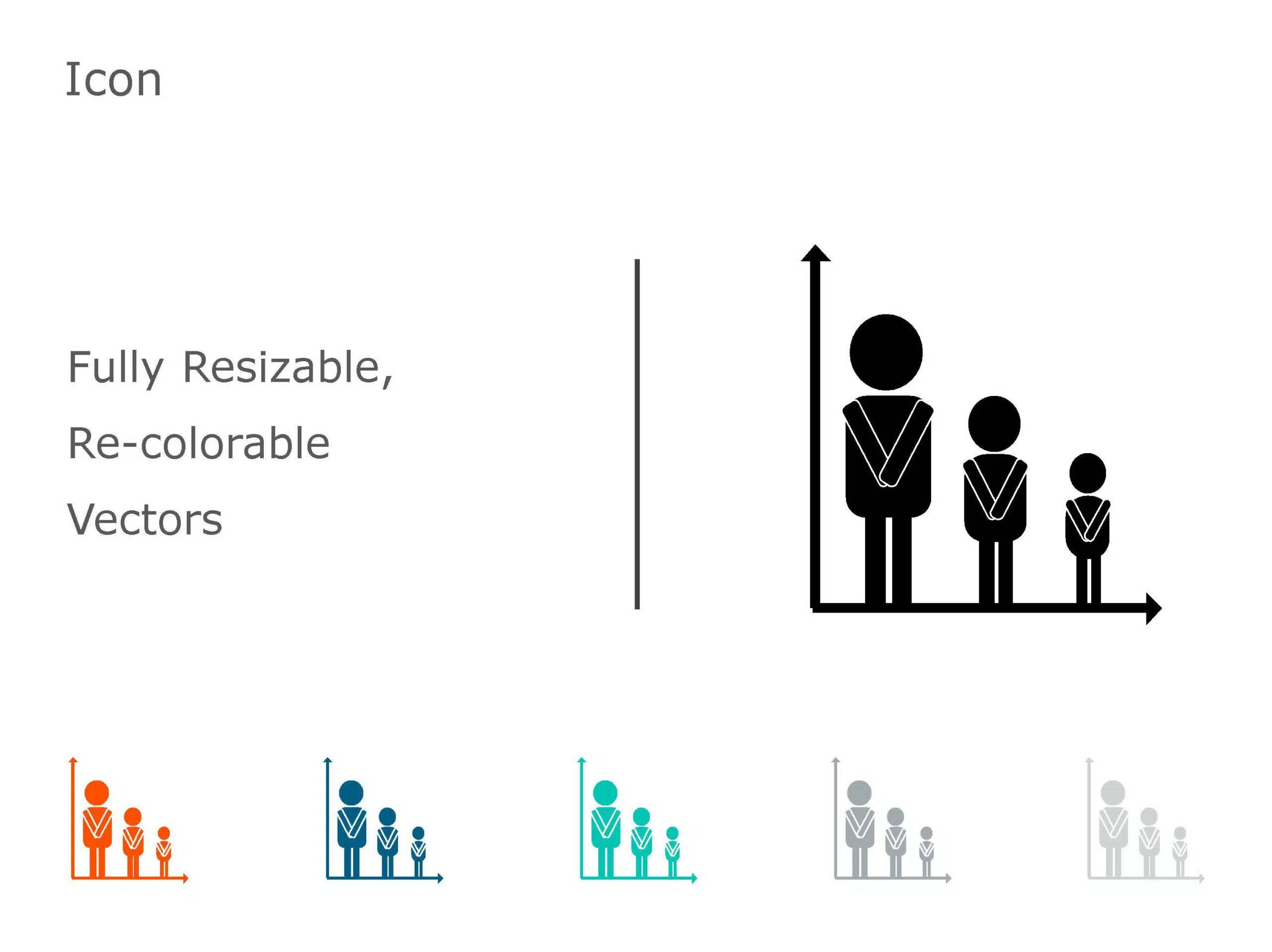 Graph Icon 07 PowerPoint Template & Google Slides Theme