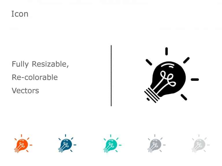 BULB Icon 01 PowerPoint Template