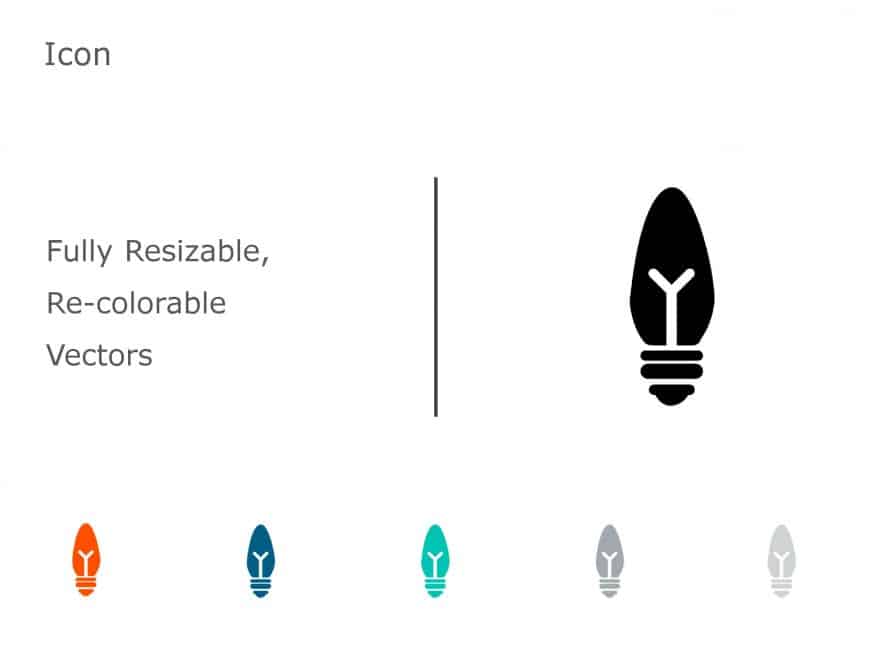 BULB Icon 03 PowerPoint Template