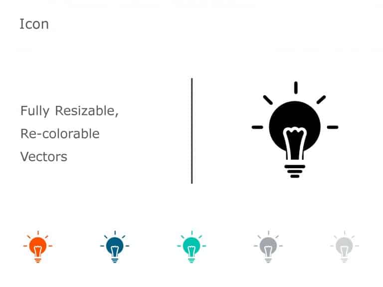 BULB Icon 05 PowerPoint Template & Google Slides Theme