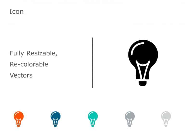 BULB Icon 08 PowerPoint Template