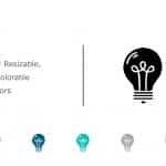 BULB Icon 12 PowerPoint Template & Google Slides Theme