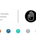 HAND Icon 04 PowerPoint Template & Google Slides Theme