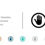 HAND Icon 07 PowerPoint Template & Google Slides Theme