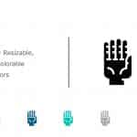 HAND Icon 10 PowerPoint Template & Google Slides Theme