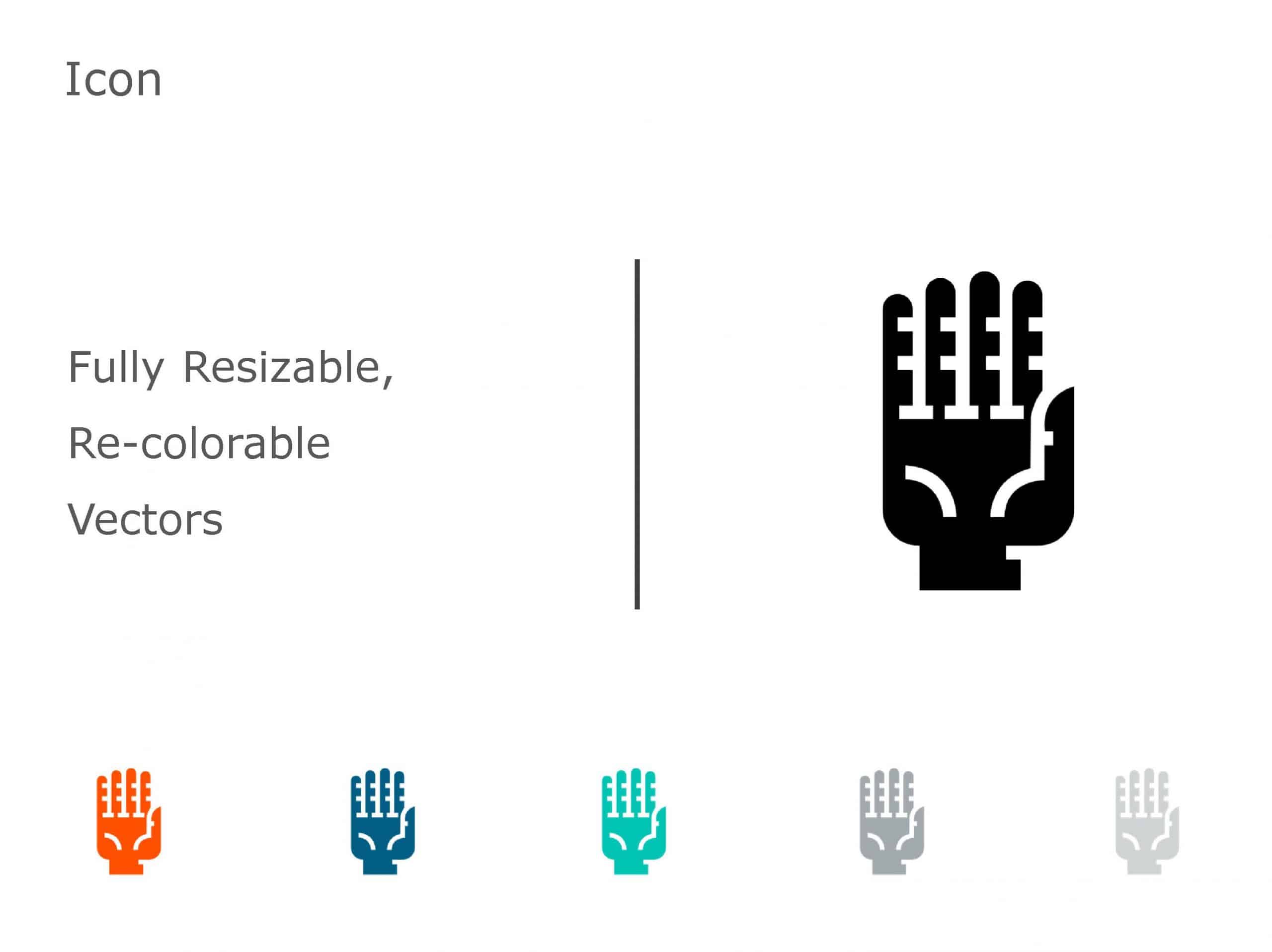 HAND Icon 10 PowerPoint Template