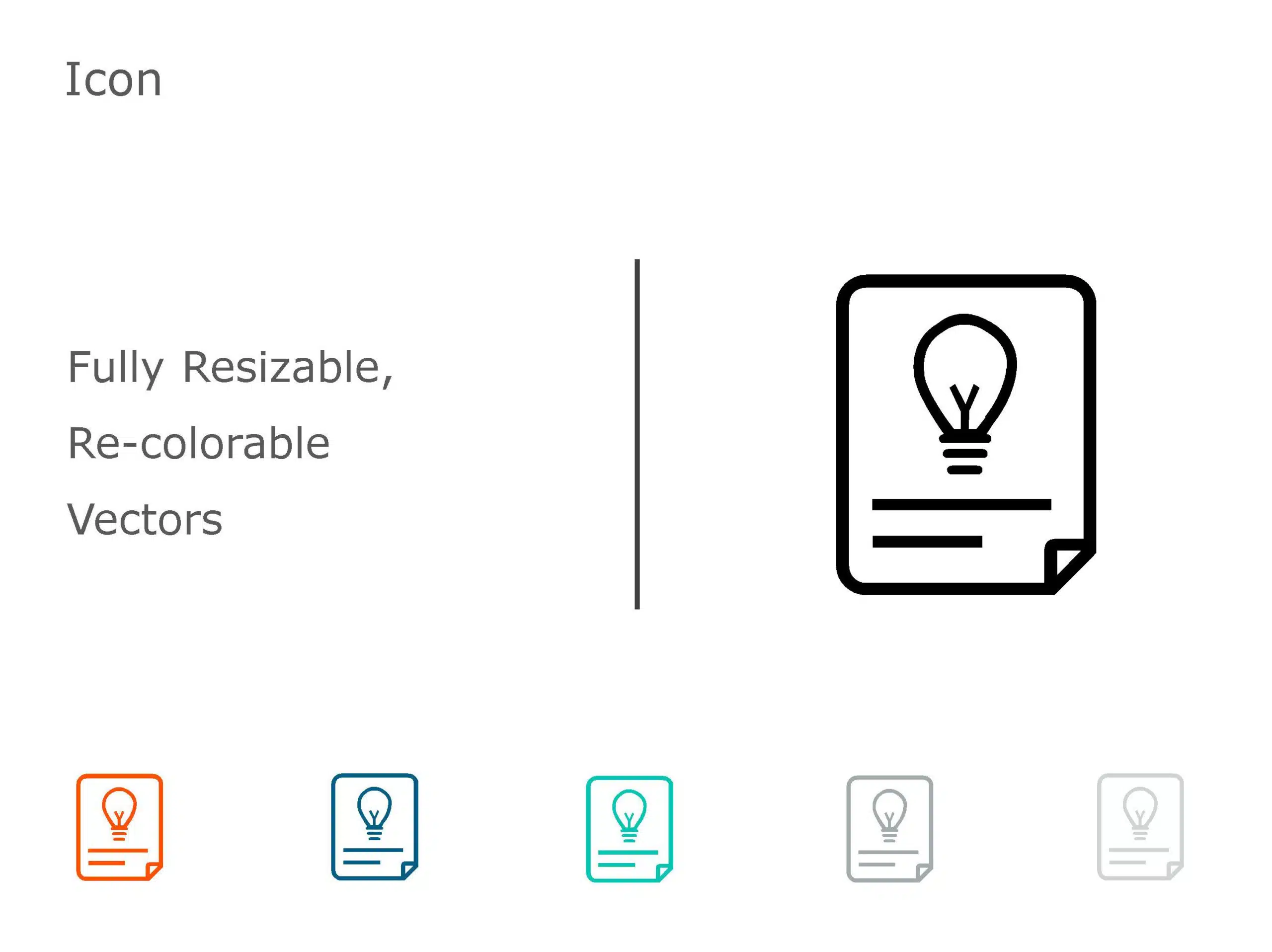 CONCLUSION Icon 01 PowerPoint Template & Google Slides Theme