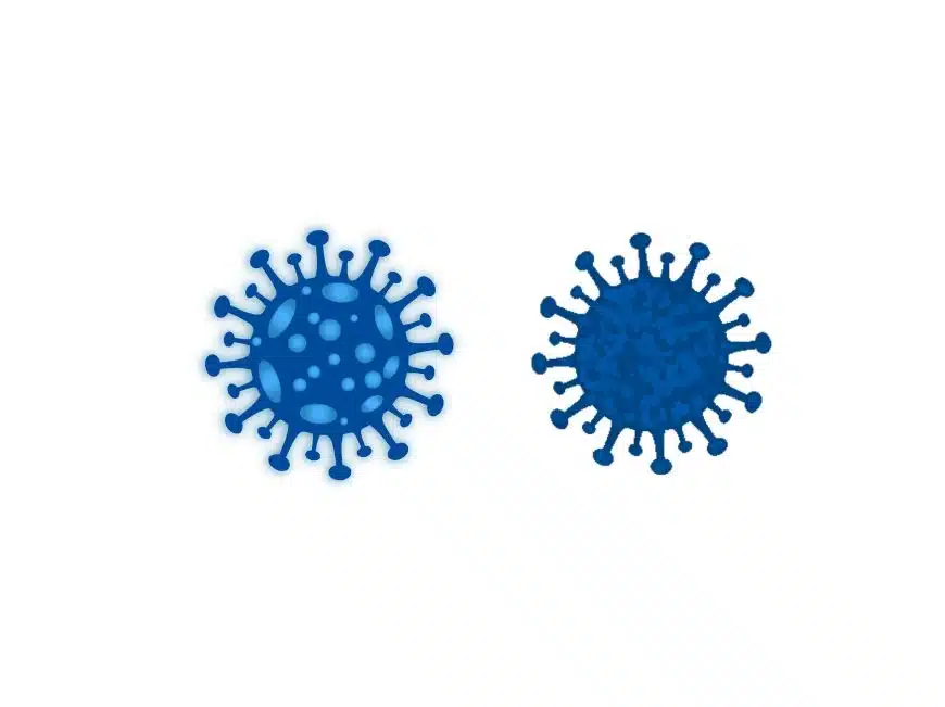 corona virus Icon PowerPoint Template