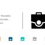 Briefcase Business Icon 14 PowerPoint Template