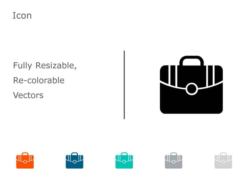 Briefcase Business Icon 17 PowerPoint Template