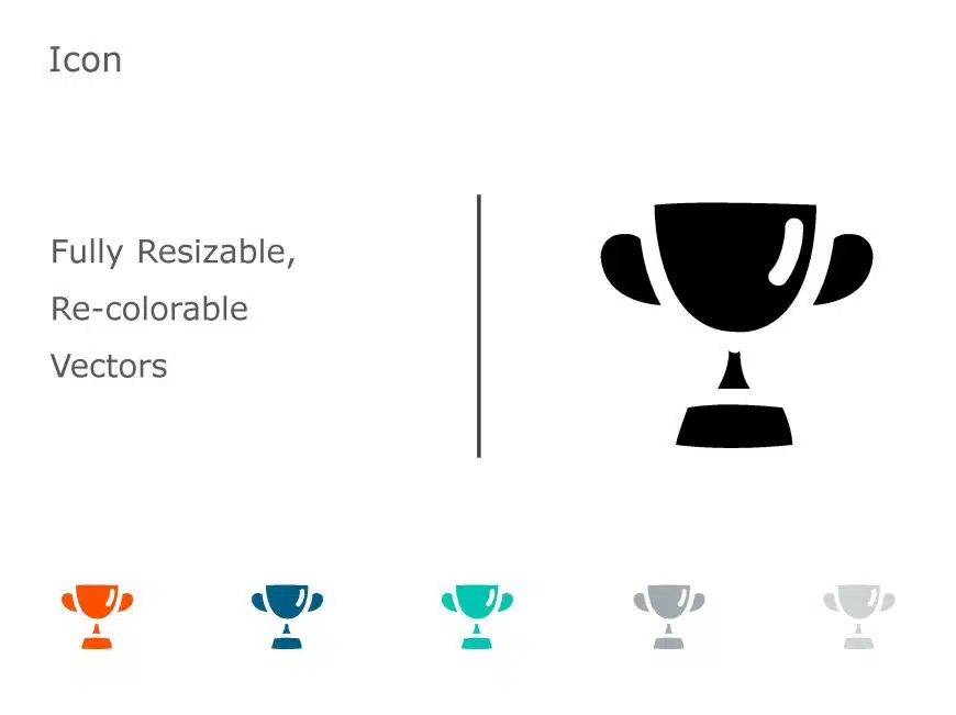 Trophy Achievements Icon 01 PowerPoint Template