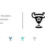 Trophy Achievements Icon 09 PowerPoint Template & Google Slides Theme