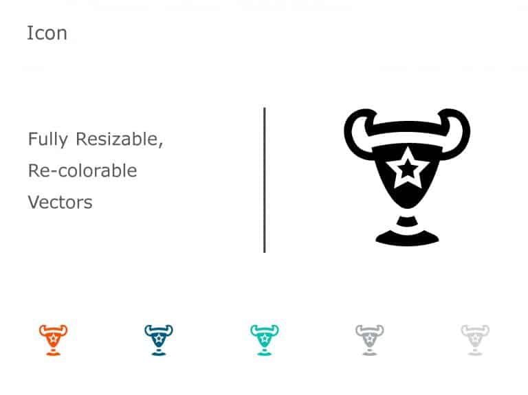 Trophy Achievements Icon 09 PowerPoint Template & Google Slides Theme