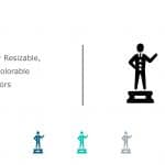 Trophy Achievements PowerPoint Icon 10