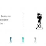 Trophy Achievements PowerPoint Icon 12