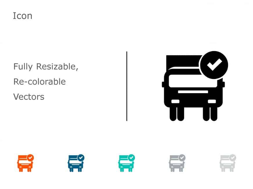 Logistics Transport Icon 01 PowerPoint Template