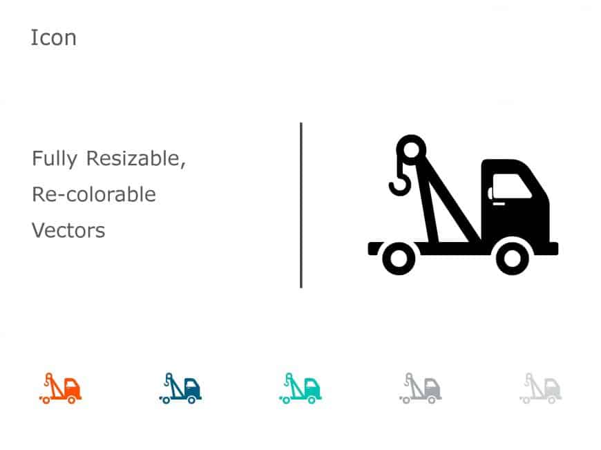 Logistics Transport Icon 04 PowerPoint Template