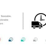 Logistics Transport Icon 02 PowerPoint Template
