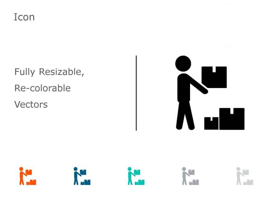 Logistics Transport Icon 09 PowerPoint Template