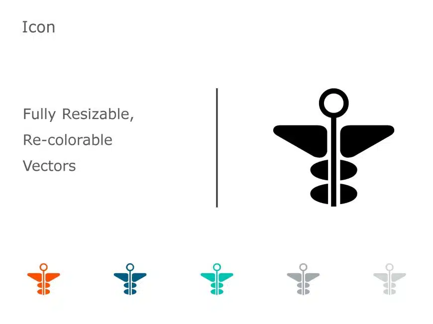 Caduceus Icon 01 PowerPoint Template