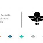 Caduceus Icon 02 PowerPoint Template & Google Slides Theme